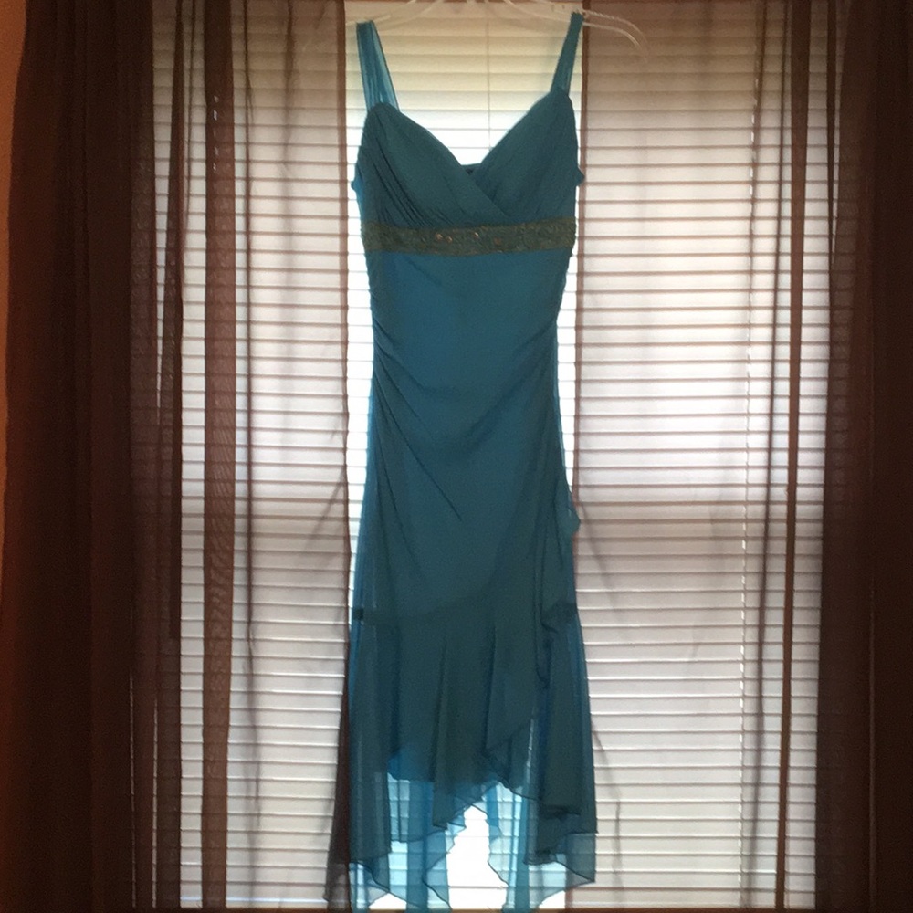 Blue homecoming dress